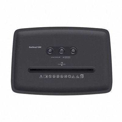 5. HP ONESHRED 10MC Aktenvernichter, Mikro-Schredder, P-5, 10 Blatt, 20 l, Hellgrau