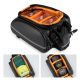 6. Rockbros A6-6 Fahrradtasche für den Kofferraum, 35 l, mit ausklappbaren Taschen – Schwarz