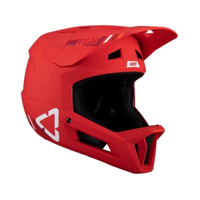 10. LEATT MTB Gravity 1.0 V24 Integralhelm, Größe M, rot