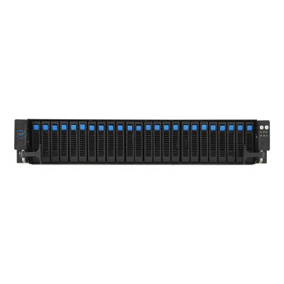 14. Asus Rack-Plattform (2U) RS521A-E12-RS24U AMD Epyc 9005/9004 (16x NVMe/8x SATA HS, 2xM.2, 2x1Gbe, IPMI, 1+1 2000W)