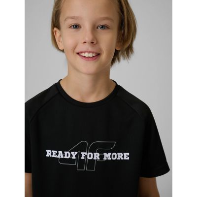 4. Schnelltrocknendes Sport-T-Shirt für Jungen 4F 4FJRSS26TFTSM2391-20S