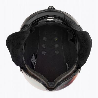 12. CASCO SP-2 Carbonic Vis Helm schwarz M 55-57