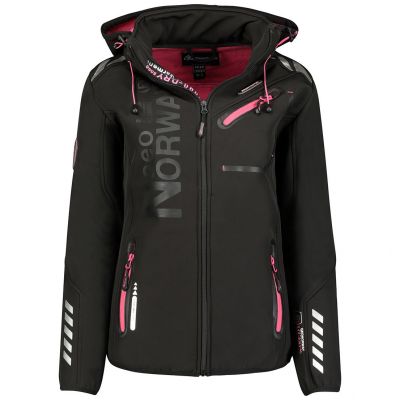 Geographical Norway Reine Softshelljacke W WU8182F/GNO-SCHWARZ-PINK