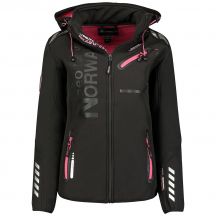 Geographical Norway Reine Softshelljacke W WU8182F/GNO-SCHWARZ-PINK