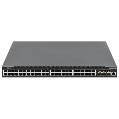 3. Intellinet 562041 Managed Network Switch L3 Gigabit Ethernet (10/100/1000) PoE-Unterstützung Schwarz