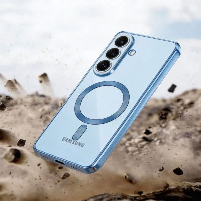 6. Tech-Protect MagFlex MagSafe Hülle für Samsung Galaxy S26 – Transparentblau