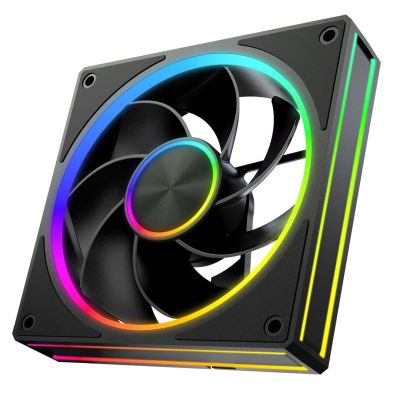 4. MODECOM VOLCANO LOOP 120 ARGB REVERSE FAN BLACK