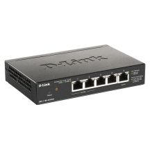 D-Link DGS-1100-05PDV2 Netzwerkkabel, Managed Gigabit Ethernet (10/100/1000) mit PoE-Unterstützung, Schwarz