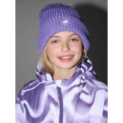 4. Reflektierende Mädchen-Beanie 4F 4FJRAW25ACAPF0750-51S