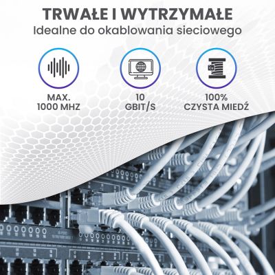 16. Extralink CAT6A FFTP (F/FTP) verdrilltes 305-m-Netzwerkkabel für den Innenbereich
