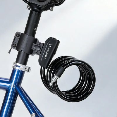 10. Wozinsky WPB-01R Tragbares Fahrradschloss mit Diebstahlsicherungskabel und 2 Schlüsseln für E-Bikes und Motorräder – Schwarz