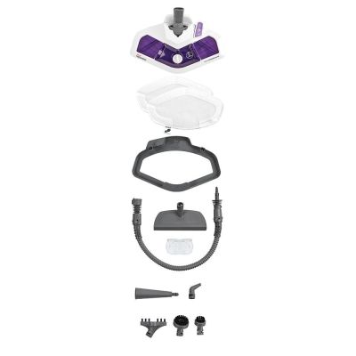 4. Polti Vaporetto SV440 Doppeldampfmopp 0,3 l 1500 W Lila, Weiß