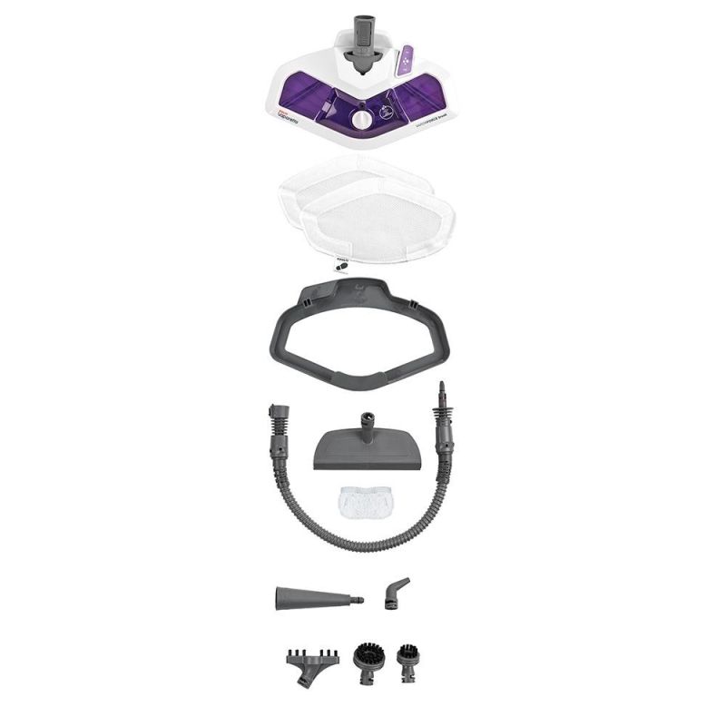 4. Polti Vaporetto SV440 Doppeldampfmopp 0,3 l 1500 W Lila, Weiß