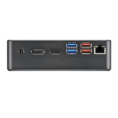 5. Shuttle NC40U Barebone-Computer, 0,84 l, Schwarz, Intel 7305 SoC, 1,1 GHz