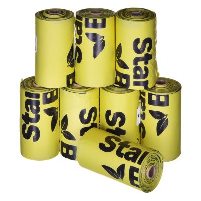 3. STÄRKEBEUTEL - Biobeutel für Exkremente - 8 x 15 Stück.