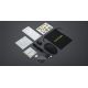20. HATOR Quasar 3S Ultima 8K Kabellose Gaming-Maus, Rechtshänder, RF-Funk + Bluetooth + USB Typ-C, Optischer Sensor, 30000 DPI