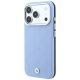 2. BMW MagSafe Hülle mit geprägtem, gestepptem Metalllogo für iPhone 18 Pro Max / 17 Pro Max – Blau