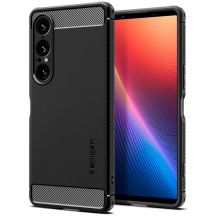 Spigen Rugged Armor Case für Sony Xperia 1 VII - Mattschwarz