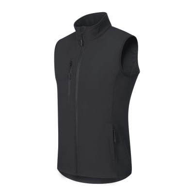 Herren-Softshellweste Trail (ebony gray)