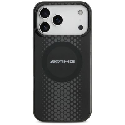 3. AMG Double Layer Transparent Graphics MagSafe Case für iPhone 17 Pro Max – Schwarz