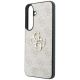 6. Guess Leder-Schutzhülle mit Metalllogo für Samsung Galaxy S26 FE – Rosa