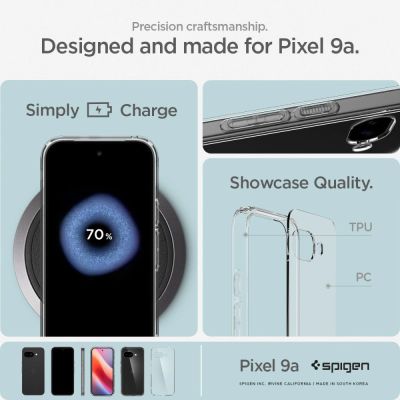 14. Spigen Ultra Hybrid Case für Google Pixel 9A - Transparent