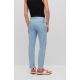 4. Hugo Boss Herren Slim-Fit Hose aus Stretch-Baumwoll-Gabardine, Hellblau (50468314-451)