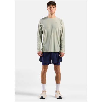 4. Herren-Shorts Odlo ZEROWEIGHT 5 INCH 2-in-1, marineblau