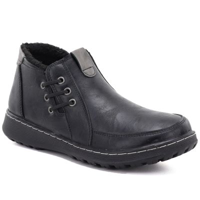 5. Bequeme schwarze Damen-Ankle-Boots Potocki 25-90349
