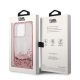 8. Karl Lagerfeld KLHCP14XLBKLCP iPhone 14 Pro Max 6.7" pink / rosa Hardcase Liquid Glitter Big KL