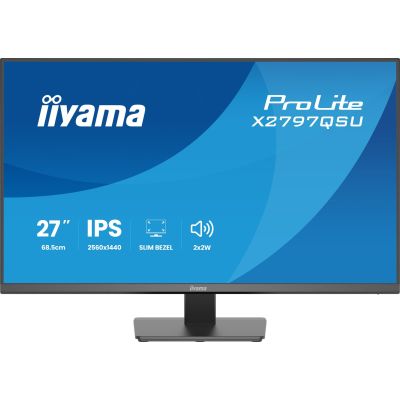 4. iiyama ProLite X2797QSU-B1 Computermonitor 68,6 cm (27") 2560 x 1440 px Quad HD LED Schwarz