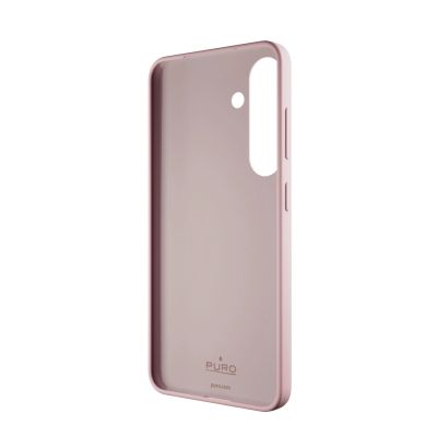 6. Puro Icon Silikonhülle für Samsung Galaxy S25 – Rosa
