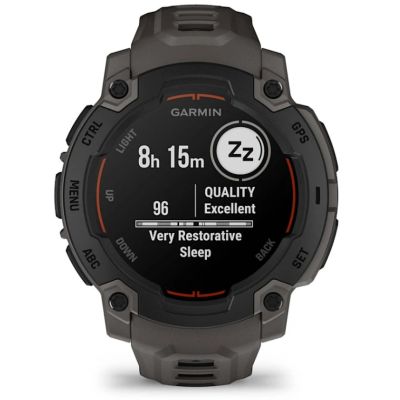 20. Garmin Instinct E 2,29 cm (0,9") MIP 45 mm Digital 176 x 176 px Schwarz GPS