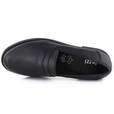 3. Jezzi SFY25128 schwarze Leder-Lords-Schuhe