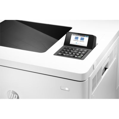 6. HP Color LaserJet Enterprise M554dn Drucker, Drucken, USB-Druck an der Vorderseite; Duplexdruck