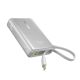 2. Baseus PicoGo 10000mAh 45W Powerbank mit Digitalanzeige und integriertem USB-C-Kabel – Titan