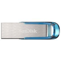 SANDISK USB 3.0 ULTRA FLAIR DRIVE 128GB BLAU 150MB/s