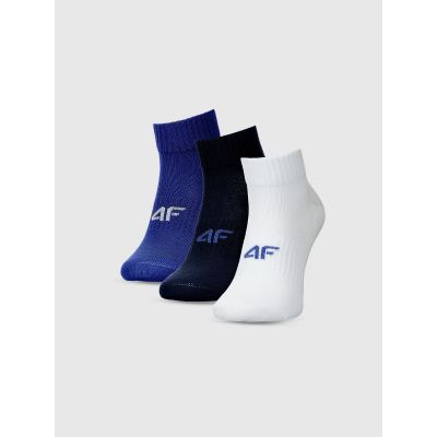 Lässige Jungen-Knöchelsocken (3er-Pack) 4F 4FJWMM00USOCM499-96S