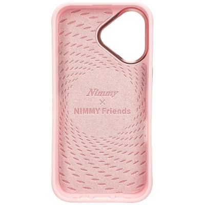 5. Nimmy Magnetische modische süße Haustier-MagSafe-Hülle für iPhone 16 - Rosa