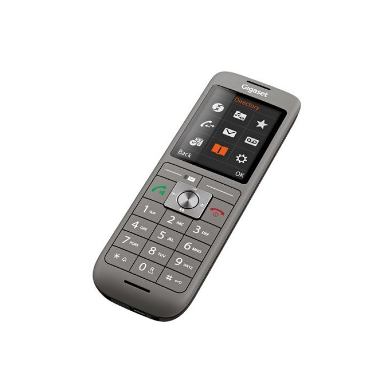 12. Gigaset CL660HX Analog-/DECT-Telefon, Anrufername und -identifikation, Anthrazit