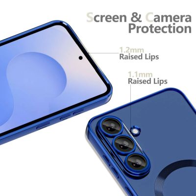 5. Tech-Protect MagFlex MagSafe Case für Samsung Galaxy S25 FE – Marineblau