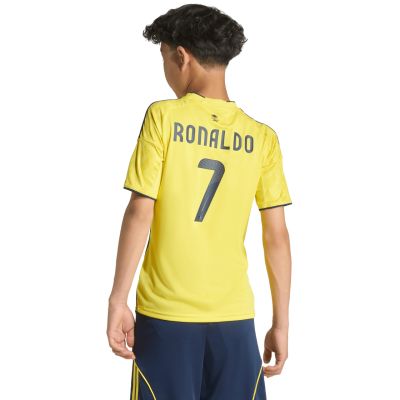 4. adidas Al Nassr FC 2025/2026 Heimtrikot für Kinder, gelb JN7981