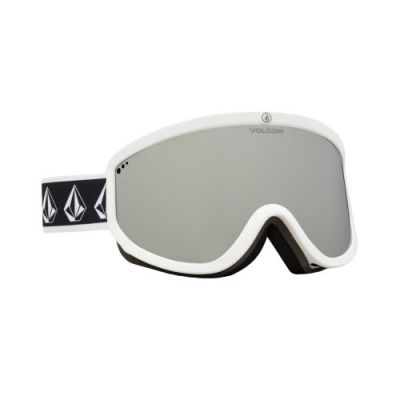 4. Volcom Footprints Damen/Herren Snowboard Sport Skibrille Silber (VG0622116)