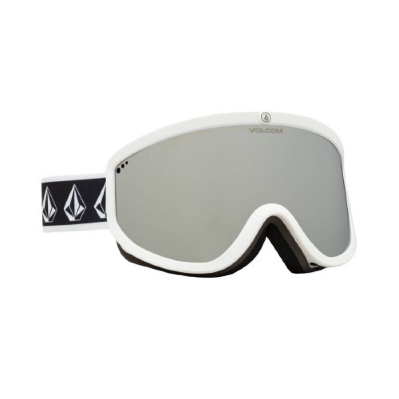 4. Volcom Footprints Damen/Herren Snowboard Sport Skibrille Silber (VG0622116)