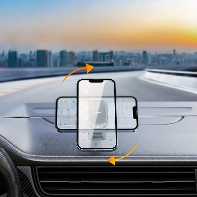 6. Joyroom magnetischer Telefonhalter für Armaturenbrett grau (JR-ZS311)