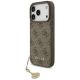 Guess 4G Charms Collection MagSafe Hülle für iPhone 17 Pro - braun