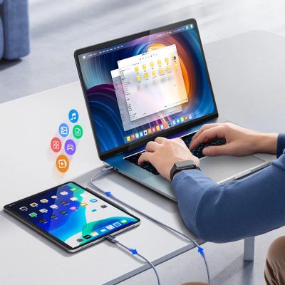 4. Orico CDX 60W 3A Power Delivery USB-C - USB-C 1m Kabel - Blau