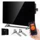 Maclean Glasheizpaneel, Infrarot 600 W, Timer, Fernbedienung, Thermostat, WLAN Tuya, schwarz, 55 x 100 cm, MCE536