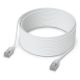 2. Ubiquiti UACC-Cable-Patch-EL-C6A-15M-W Netzwerkkabel, durchscheinend, weiß, Cat6a