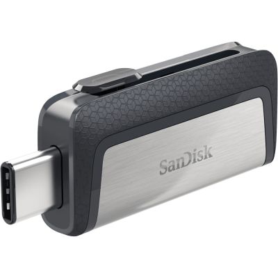 2. SanDisk SDDDC2-064G-G46 USB-Stick (64 GB; USB 3.1, USB-C; schwarz)